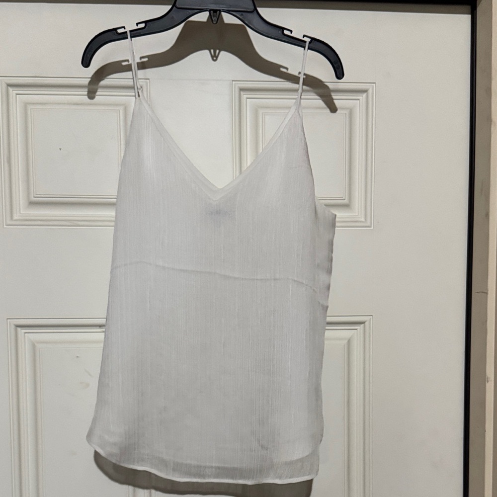 Express Elegant White Camisole Top